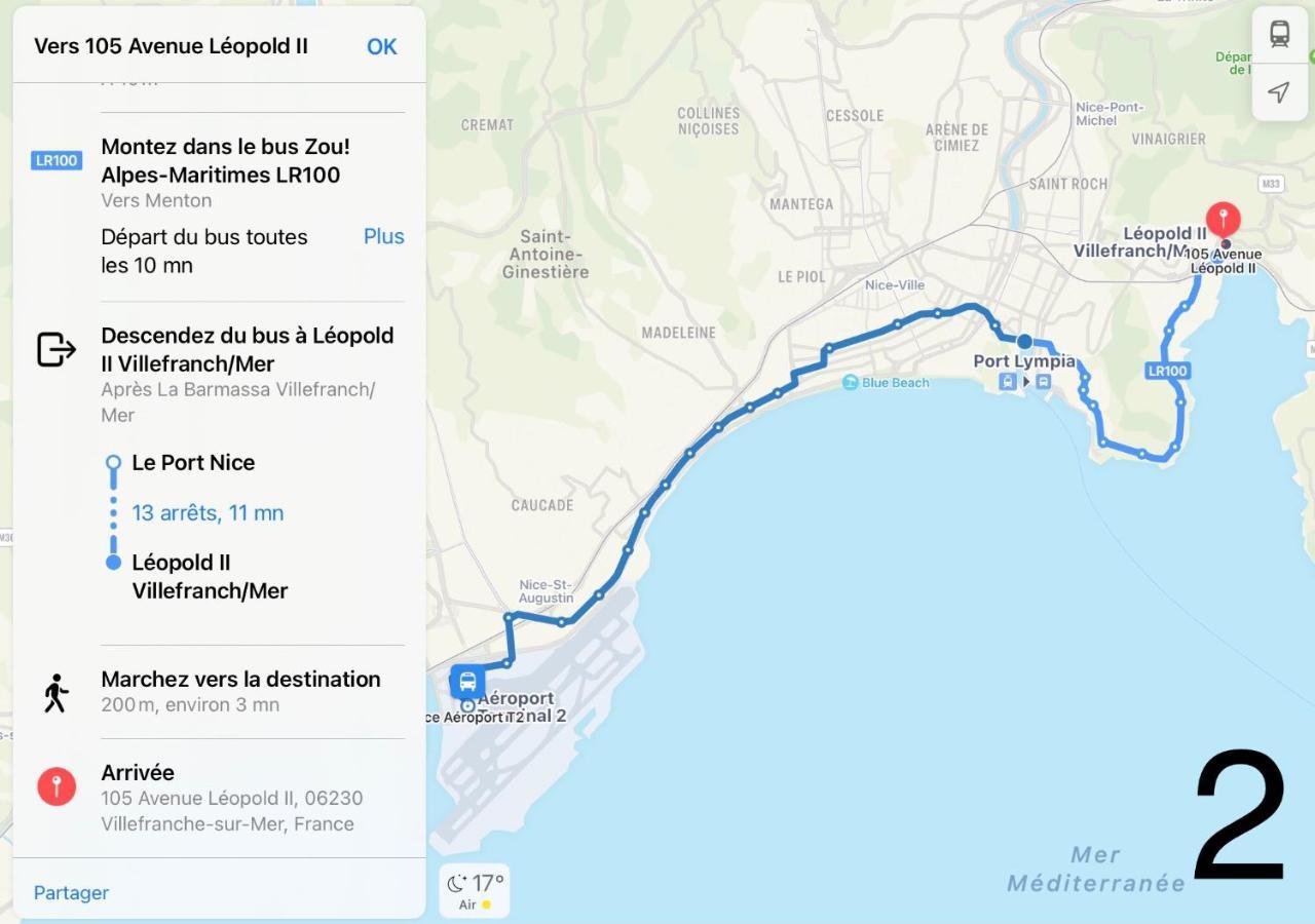 Апартаменты Escape To The French Riviera Вильфранш-сюр-Мер Экстерьер фото
